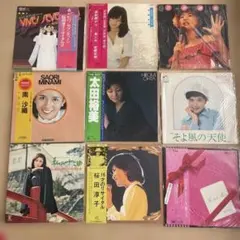 ジャンク品 邦楽 レコード まとめ売り ピンク・レディー 秋田民謡