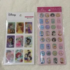 【新品】ディズニー プリンス＆プリンセス　3Dシール・ストーンシール