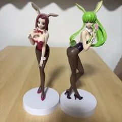 コードギアス C.C 紅月カレン ESPRESTO バニー フィギュアのサムネイル