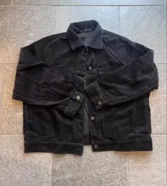 UNIQLO ユニクロ　コーデュロイジャケット　ブラック
