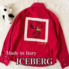 ヴィンテージ イタリア製 ICE BERG×PEANUTSコラボシャツ コットンのサムネイル