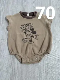 ベビー　ロンパース　ディズニー　ミッキー　70