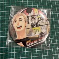 ハイキュー！！カラパレ掃除缶バッチ宮侑 - メルカリ