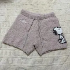 ジェラートピケ　スヌーピー　ジャガードショートパンツ