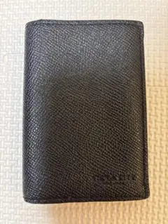 COACH ブラック レザー 名刺入れ