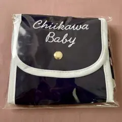 ちいかわ　ベイビー　エコバッグ　ネイビー