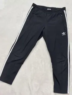 adidas アディダス ジャージ パンツ ブラック 3本ライン ジップポケット