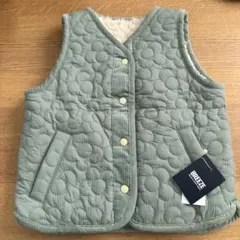 Breeze ボア　ベスト　グリーン　100