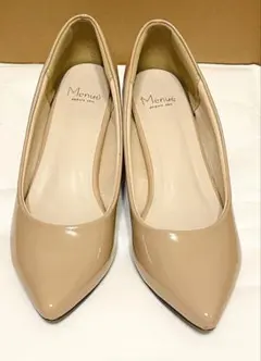 Menue ベージュ パンプス24.5cmのサムネイル