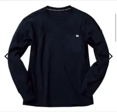 フルカットソー サーマルストレッチワッフル 長袖クルーネック ワークマン