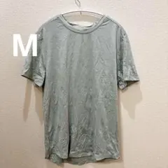 all in motion Mサイズ 淡い緑 Tシャツ　さらさら素材