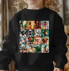 イタリアンブレインロット トゥントゥントゥンサフール トレーナー 140 裏起毛