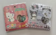 サンリオ 正規品 おはじき シール　ハローキティ クロミ 新品 2点セット