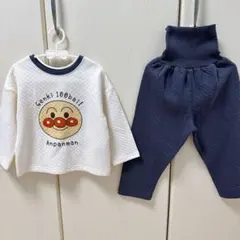 アンパンマン パジャマ ダダンダン 腹巻き付きズボン 上下セット 100サイズ