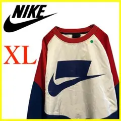 T4098★希少デザイン★NIKE*ナイキ*ナイロンジャケット*メンズXL