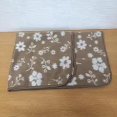 フリース ひざ掛け ブランケット 78×60cm 花柄