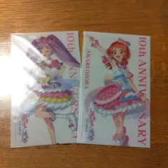 アイカツ プリパラ カツパラ らぁら　あかり ペンライトフィルム ムビチケ特典