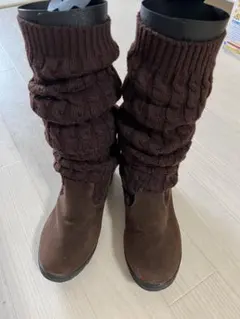 ロングブーツ　ニーハイ　厚底