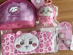ちいかわ ドンキ ドンペン コラボ スクエアポーチ ヘアクリップ　6点セット ちいかわ ドンキ ドンペン コラボ スクエアポーチ ヘアクリップ 6点