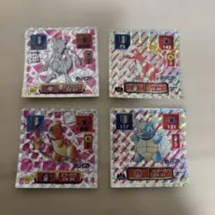 アマダ　ポケモンシール列伝　キラ4枚セット　当時物