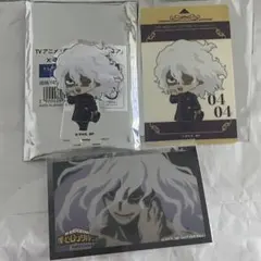 死柄木弔 ヒロアカ　アニカフェ　アクスタ プレートカード 特典 セット