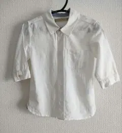 グローバルワーク　110センチ　白　ワイシャツ　Yシャツ