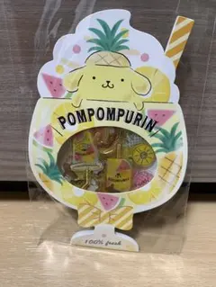 【正規品】ポムポムプリン ぷっくりシール フレークシール サンリオ 20枚入り