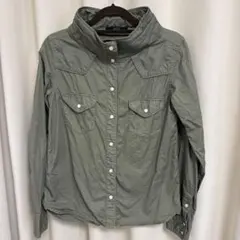 AZUL by moussy カーキ ジャケット S ミリタリー 上着 シャツのサムネイル