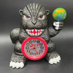 【動作品】置き時計 ゴジラ GODZILLA 目覚まし時計 おしゃべり 当時物