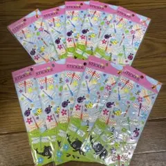 昆虫　シール　ステッカー　ぷくぷく　とんぼ　カブトムシ　てんとう虫　ハチ
