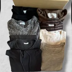 Mサイズ〜フリーサイズ　８着まとめ売り　秋冬