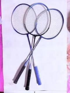 バドミントンラケット 3本セットのサムネイル