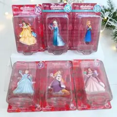 【6点】Happyくじ 2024 ディズニークリスマス オーナメント プリンセス