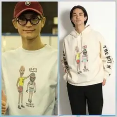 新品 三浦春馬さん着用 Niko and…×chi-beeコラボパーカー L