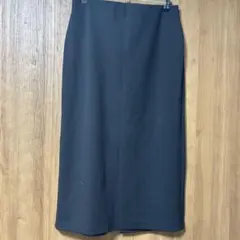 【UNIQLO】ダブルフェイスナロースカート＋黒　XXL ユニクロ