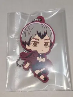 ハイキュー!! でふぉラバ 稲荷崎 北信介 ラバーストラップ