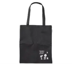 新品　SNOOPYスヌーピー トートバッグ 黒※ランチョンマット付き※箱なし