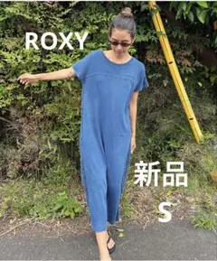 新品 ROXY ドレス ロングワンピース サイドフリンジ コットン 綿