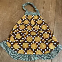 子供用エプロン クッキー柄