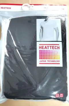 HEATTECH VネックTシャツ Lサイズ ブラック