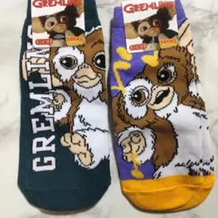 グレムリン 靴下 スニーカーソックス ギズモ 2種 グリーンのサムネイル