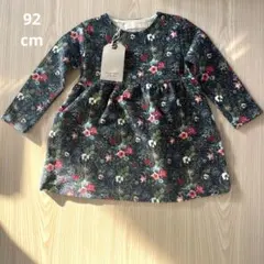 ZARA 花柄ワンピース　18-24m/92cm