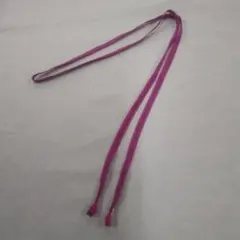 三分紐▪紅色、青色のツートンカラー▪長さ１２３ｃｍ▪幅９ｍｍ