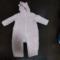 baby GAP フリースロンパース ピンク