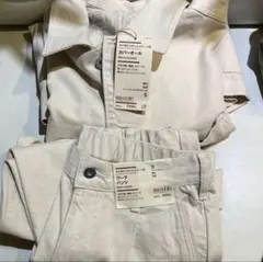 無印良品 木の実から作ったカポック混ワークパンツ sのサムネイル