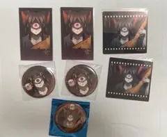 【1セット売り可】鬼滅の刃　鳴女　クリアカード　チェキ　缶バッジ　セット