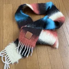 山田涼介さん着用】LOEWE アナグラムロゴ モヘヤ混ウールマフラー