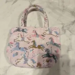 ラブラリーフェイラーモクババッグ　ピンク