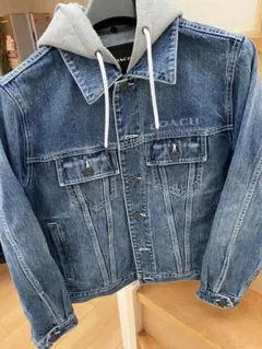 COACH デニムジャケット フード付き