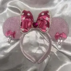 ミニーマウスカチューシャ ピンク